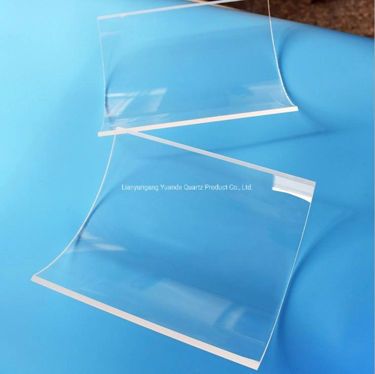 Half Round High Purity Quartz Glass Fused Silica Plate